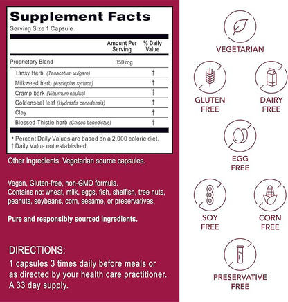 Kroeger Herb Products, Candida Formula #2, Cleanse Support, Detox for Natural Candida Cleanse, Helps Gut and Vaginal Health, Yeast Supplement, Candida Overgrowth, Intestinal Supplement, Made in USA