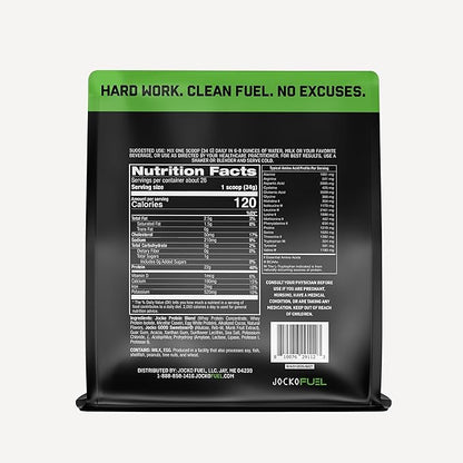 Jocko Fuel Whey Protein Powder, Mint Chocolate, 22g Protein, Digestive Enzymes + Probiotic Blend, No Sugar Added, with Essential Amino Acids + Electrolyte Minerals, 26 Servings