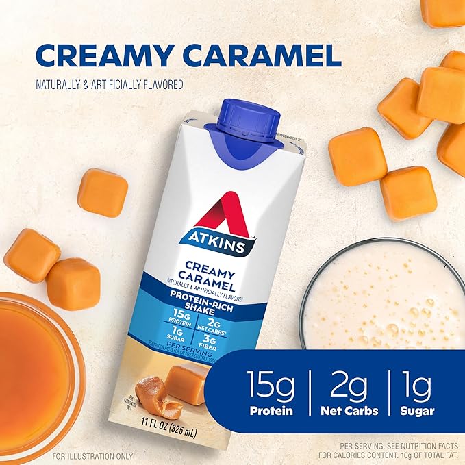Atkins Atkins Energy Shake Creamy Caramel, (Pack of 24)