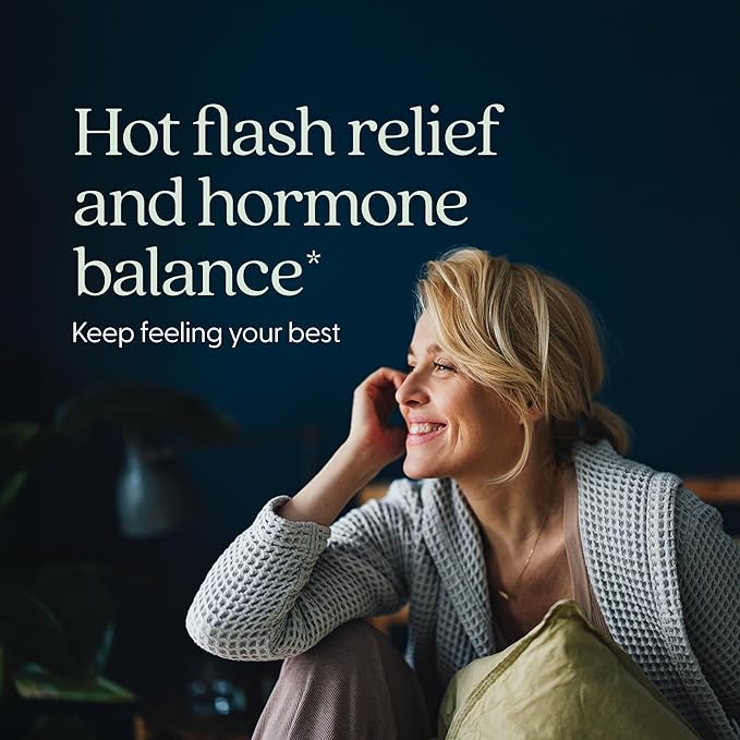 New Chapter Menopause Supplement - Estrotone Herbal Hormone Balance for Women in Perimenopause, with Black Cohosh for Hot Flash Relief & to Reduce Night Sweats + Vitex, No Added Hormones - 30 ct
