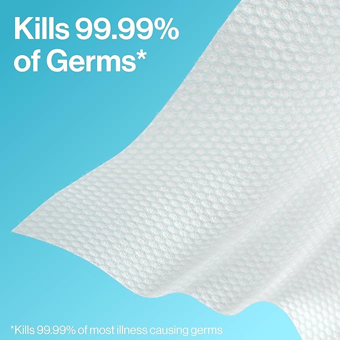 The Honest Company Fragrance-Free Sanitizing Alcohol Wipes, Antibacterial with Aloe, Kills 99% of Germs, 150 Count