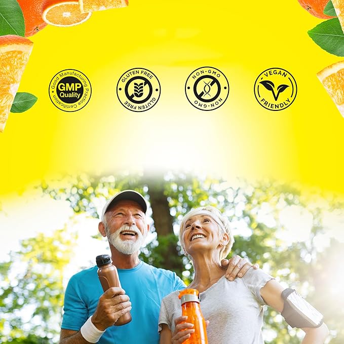 BionerLab Magnesium Glycinate Chewable Gummies (600mg) for Kids & Adults Women Men - Vegan Complex with Calcium Potassium Vitamin D B6 L-Theanine - Sugar & Gluten Free - Orange Flavor