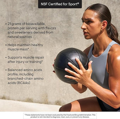 THORNE - Whey Protein Isolate - Balanced Amino Acids Profile with BCAAs - 21 Grams of Easy to Digest Whey Protein Powder - NSF Certified for Sport - Chocolate - Gluten & Soy-Free - 30 Servings