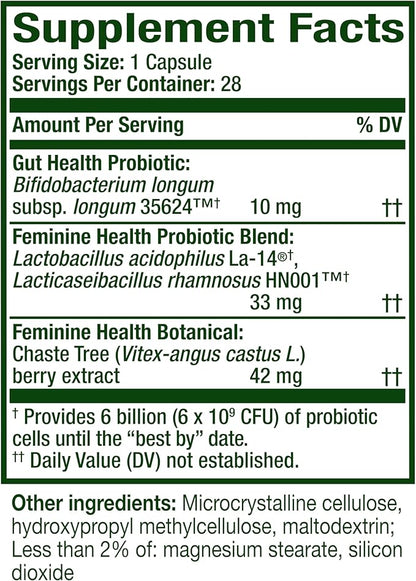 Align Probiotic, Womens Dual Action, Vaginal Probiotics for Women, Womens Probiotic for Vaginal Health Support, with Probiotics for Digestive Health, 28 Probiotic Capsules