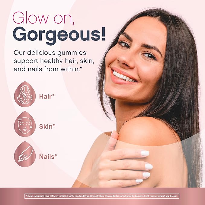 NeoCell Hair Skin and Nails Gummies | 120 Count | with Multi Collagen Advanced Bio-Peptides | Plus Biotin and Vitamin C | Advanced Formula | for Women and Men