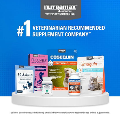 Nutramax Cosequin for Cats Joint Health Supplement, Contains Glucosamine for Cats, Plus Chondroitin, Supports Healthy Joints, for all Breeds and Sizes, Sprinkle Capsules, 30 Count