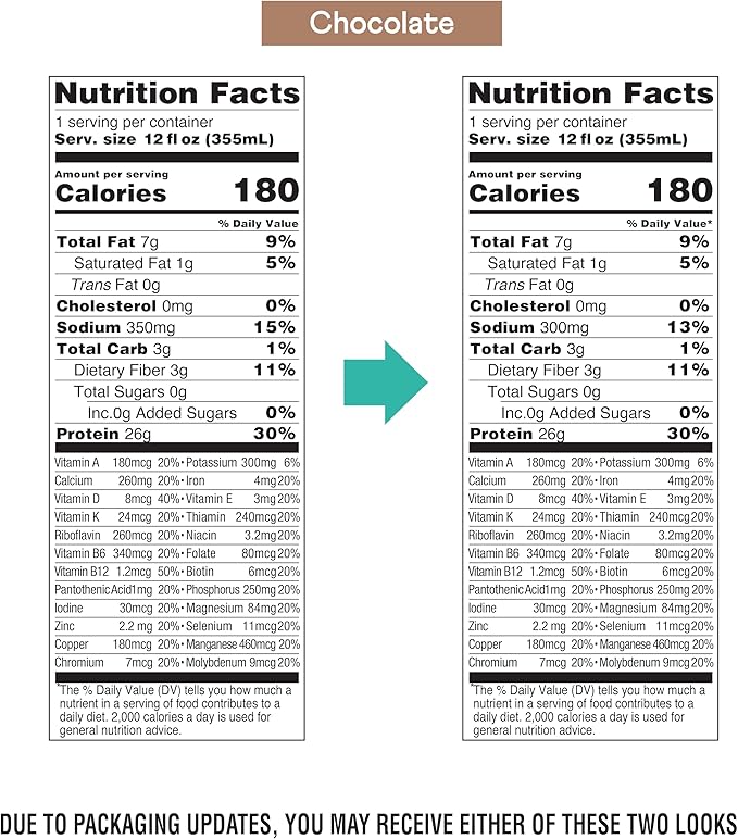 OWYN Only What You Need High Protein Shake, Chocolate and Vanilla Flavored, 26g Protein, 0g Sugar, 3g Fiber, Dairy Free, Plant Based Protein Drink, 12 Count