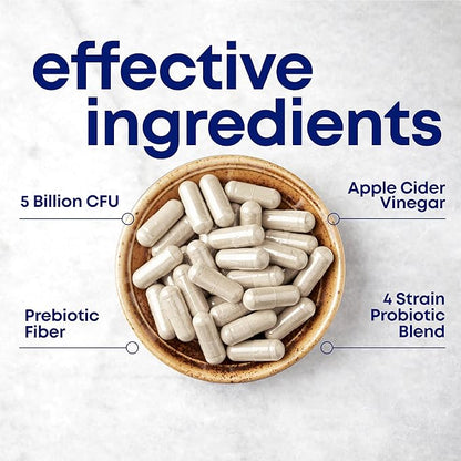 her own Probiotics for Women, 5 Billion CFUs with Prebiotics, Supports Healthy Digestion, 11 Strains, Gluten and Soy Free, Vegan, Non-GMO, 30 Capsules, 30 Servings