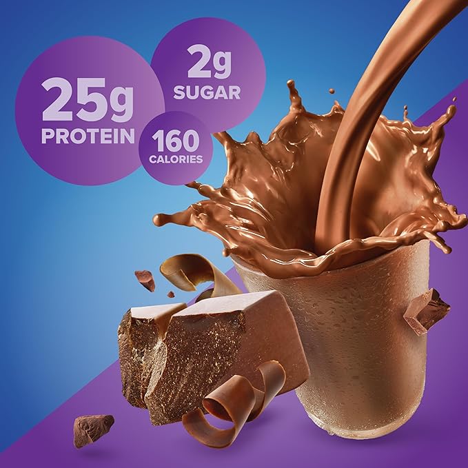 Pure Protein Powder, Whey, High Protein, Low Sugar, Gluten Free, Rich Chocolate, 1 lb