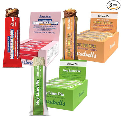Barebells New On The Block Bundle (3 Mix Pack) – 36 Total Bars, High Protein Snacks, with 16g and 20g Protein & No Added Sugar – On-the-Go Breakfast or Post-Workout Treat