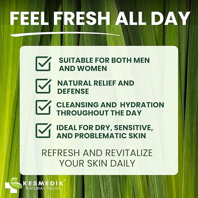 Tea Tree Lemongrass Body Wash MaxTherapy, Itchy Skin Relief, Antifungal Defense, Fights Body Odor, Soothes Jock Itch & Athlete's Foot, Intimate Wash, Men & Women, 2-Pack, Limited Edition