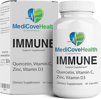 Ivory Caps Immune Support: Quercetin, Vitamin C, Zinc, Vitamin D3
