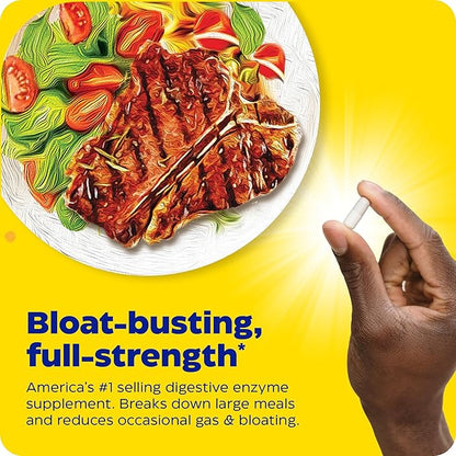 Enzymedica Digest Gold + ATPro, Maximum Strength Digestive Enzymes, Helps Digest Large Meals, for Gas and Bloating, 240 Capsules