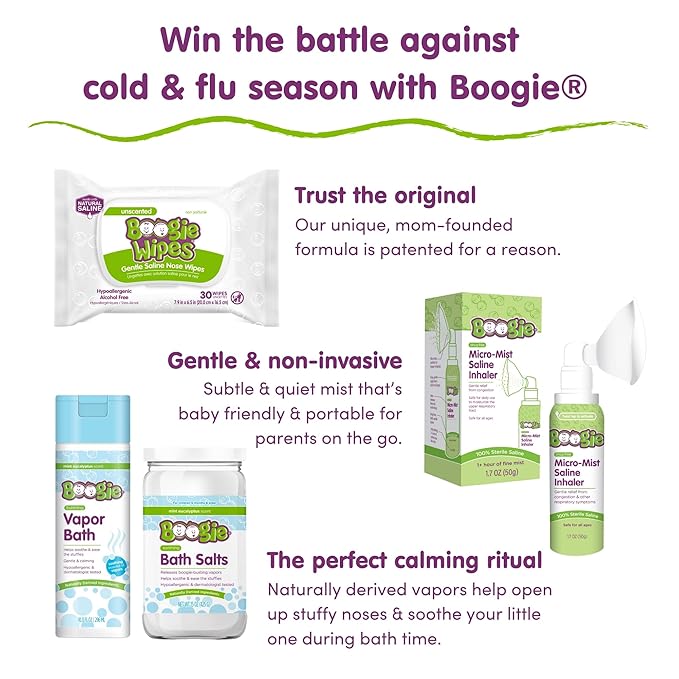 Antibacterial Hand Wipes by Boogie, Alcohol Free, Hypoallergenic and Moisturizing Aloe, Hand Wipes for Kids and Adults, Single Packs, 30 Wipes (Pack of 3)