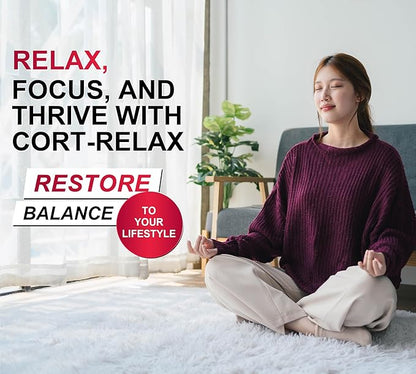 Super Calm Cortisol Supplements for Women & Men with Magnesium Glycinate, Ashwagandha, L-Theanine, Phosphatidylserine, Ginkgo & Lions Mane for Calm, Focus, Mental Clarity, Relaxation, Sleep, Energy