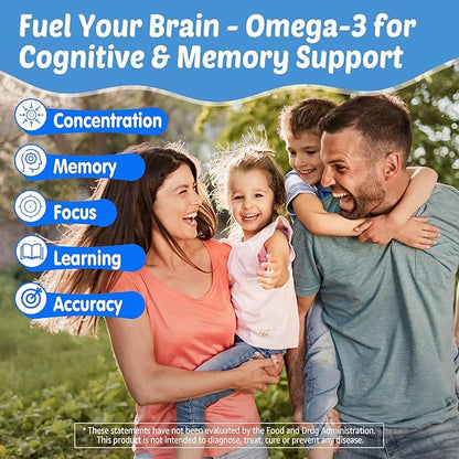 Cod Liver Oil Gummies 1000mg for Kids & Adults - w/Omega 3 (EPA & DHA), Vitamins A, D3 & K2 - Cod Liver Oil Omega 3 Gummies for Immune, Brain & Cognitive Support, Sugar-Free, Orange Flavor, 60Cts