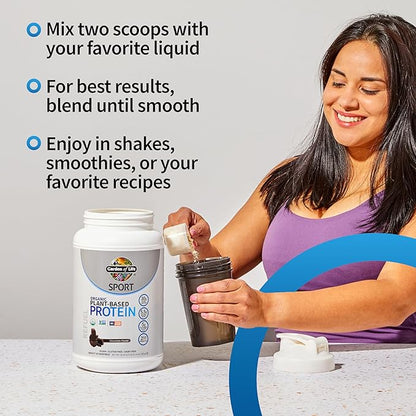 Garden of Life Organic Vegan Protein Powder with Probiotics, BCAAs, NSF Certified, Gluten Free & Sport, Non GMO, Sport Protein Powder, 19 Servings, Chocolate