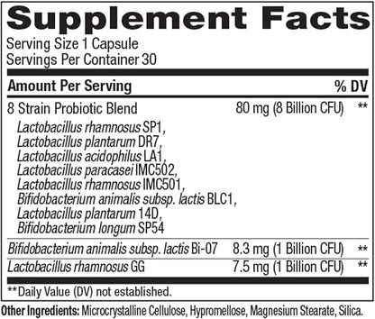 OLLY Big 10 Probiotic, Supports a Healthy Gut Microbiome,* 10 Billion CFUs, 30 Day Supply - 30 Count