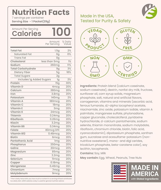 BariSlim High Protein Shake - Delicious & Nutritious Meal Replacement Shake - Low Sugar & Carb - Formulated for Bariatric Patients & Post-Weight Loss Surgery Support | Vanilla Shake (9 oz)