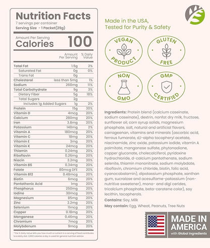 BariSlim High Protein Shake - Delicious & Nutritious Meal Replacement Shake - Low Sugar & Carb - Formulated for Bariatric Patients & Post-Weight Loss Surgery Support | Vanilla Shake (9 oz)