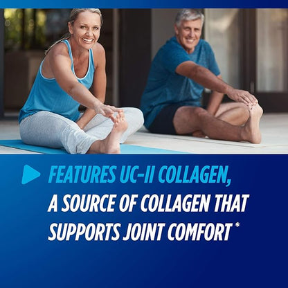 Osteo Bi-Flex Ease Mini Tablet Triple Action UC-II Collagen Supplement with Vitamin D, Improve Joint Function, Strength, Flexibility, Mobility 28 Mini Tabs, 2 Pack