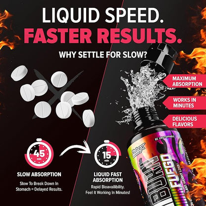 Nutrex Research Carniburn Liquid L Carnitine 3000mg – Thermogenic Liquid Fat Burner for Men & Women with MitoBurn, InnoSlim, GBBGO - Stimulant Free Metabolism Booster - Strawberry Watermelon 31 SV