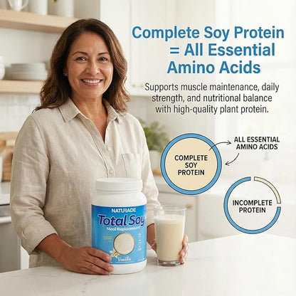 Naturade Total Soy, Weight Loss Shake, Vanilla, 1.2 lb (540 g)