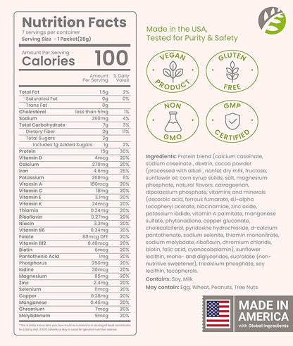 BariSlim High Protein Shake - Delicious & Nutritious Meal Replacement Shake - Low Sugar & Carb - Formulated for Bariatric Patients & Post-Weight Loss Surgery Support | Chocolate Shake (9 oz)