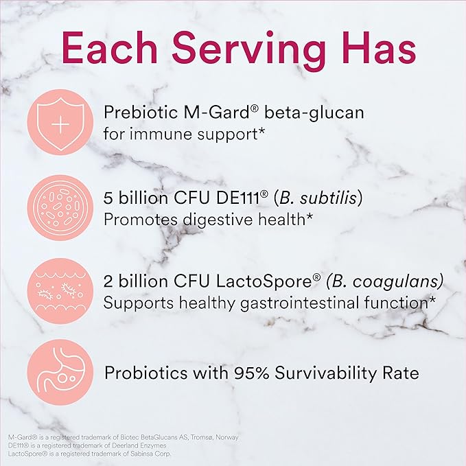 SmartyPants Adult Probiotic & Prebiotic Gummies for Digestive Health: Gut Health Supplement, Clinically Studied Prebiotic for Immune Support, Strawberry, 60 Count (30 Day Supply) (Pack of 2)