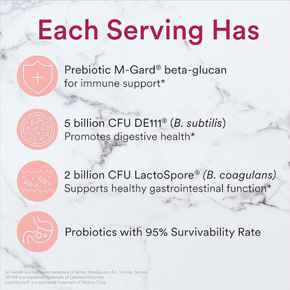 SmartyPants Adult Probiotic & Prebiotic Gummies for Digestive Health: Gut Health Supplement, Clinically Studied Prebiotic for Immune Support, Strawberry, 60 Count (30 Day Supply) (Pack of 2)