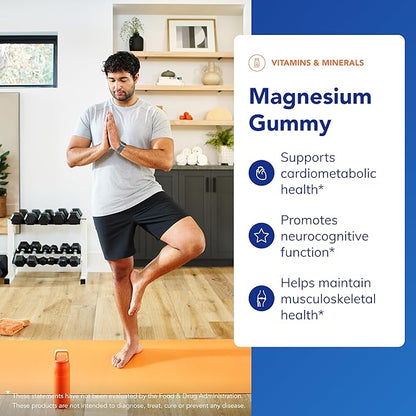 Pure Encapsulations Magnesium Gummy - Magnesium Citrate - Supports Heart Health & Relaxation* - for Children & Adults - Vegan & <0.5g Sugar per Gummy - 60 Gummies