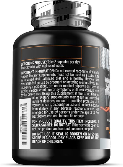 Iron Labs ZM6 - High Strength Zinc and Magnesium Supplement - 360 Vegetarian Capsules (6 Month Supply) - Super Enhanced Zinc Magnesium Aspartate and B6 Complex