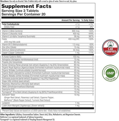 KAL Cell Defense Tablets, 60 Count