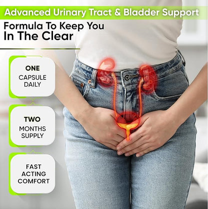 NutraPro Urinary Tract Health & Bladder Support for Women. Support Bladder Health and UTI Prevention with Pomegranate, Cranberry, Citric Acid, and Chanca Piedra for Fast-Acting Comfort.