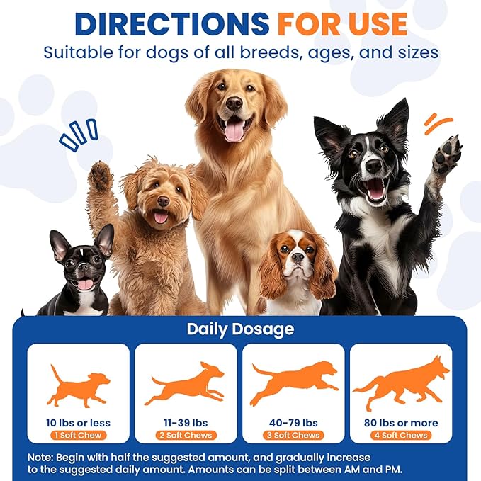 Multi Collagen Soft Chews for Dogs 250 Count for Hip & Joint Supplement Skin & Coat Health Cartilage Mobility Support with Glucosamine Probiotics Hyaluronic Acid Eggshell Membrane (Chicken Flavor)