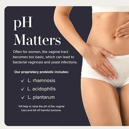 Aeva Vaginal Probiotic: Probiotics + Prebiotics + Enzymes + Fulvic Acid – Supports Vaginal Microbiome Health, Yeast Balance, Candida & Gut Wellness – Functional Medicine Formula – Made in California