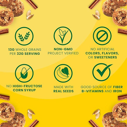 belVita Energy Snack Bites, Maple, Cinnamon and Sunflower Seed, 6-5 oz Bags
