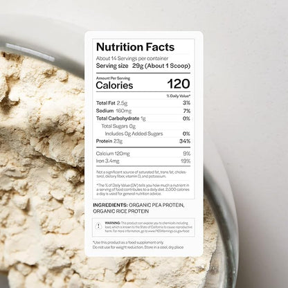 Gainful Everyday Plant Protein Powder, 23g Plant Protein per Serving, Unflavored, Supports Strength, Recovery, and Balanced Nutrition, Vegan, Gut Friendly, No Artificial Ingredients, 14 Servings