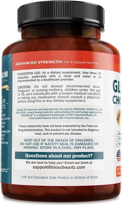 Glucosamine Chondroitin MSM Joint Support Supplement - Collagen Peptides, Turmeric and Ginger, Hyaluronic Acid, Glucosamine Chondroitin Sulfate for Joint Comfort - Gluten Free, Non GMO, 180 Capsules