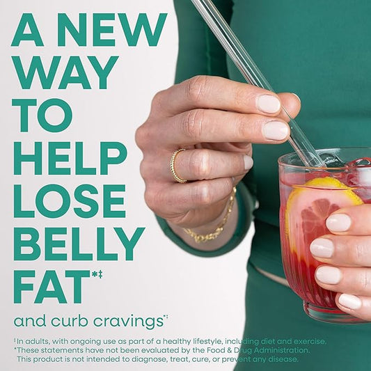 Nature's Way Weight Manager Drink Mix Packets, Supports Craving Management & Abdominal Fat Loss*(1), with Clinically Studied Ingredients, Plant-Based Fiber, No Sugar, Mixed Fruit Flavored, 30 Packets