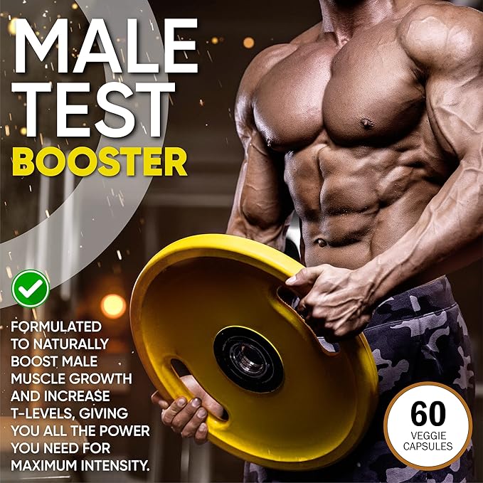 Alpha Testosterone Booster for Men - Increase Size Enlargement Pills for Men - Male Enhancing Supplement Energy, Strength, Stamina, Endurance, Performance - Male Enhancement Testosterona Para Hombre