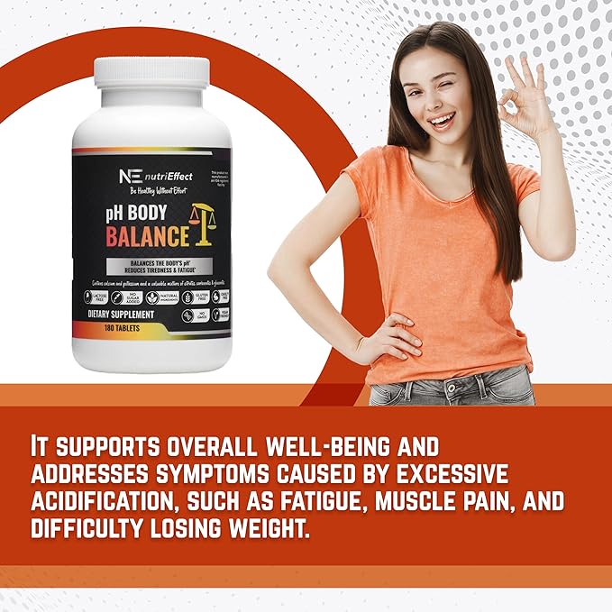 pH Balance Multi-Mineral Tablets | Alkaline Support for Energy, Metabolism, Bone & Cellular Health | Helps Maintain Acid-Base Balance | pH Balance Pills for Women & Men | 180 Tablets