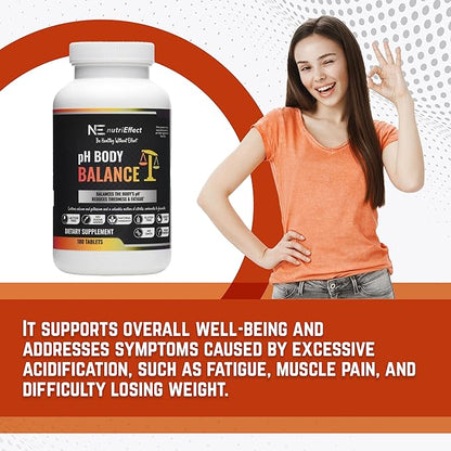 pH Balance Multi-Mineral Tablets | Alkaline Support for Energy, Metabolism, Bone & Cellular Health | Helps Maintain Acid-Base Balance | pH Balance Pills for Women & Men | 180 Tablets