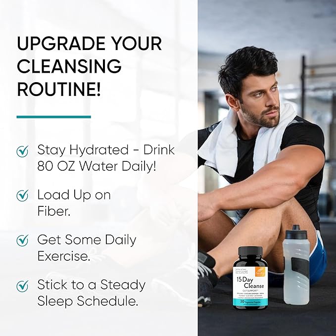 Sandhu's Liver Cleanse Detox & 15 Day Gut Cleanse Support Supplement for Women & Men | Supports Liver, Gut & Digestive Health
