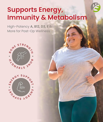 BariSlim Bariatric Chewable Multivitamin Gummies - Specially Formulated Gummy Vitamin for Patients After Weight Loss Surgery - Easy to Digest & Great Tasting Fruit Flavors | 90 Fruit Chews