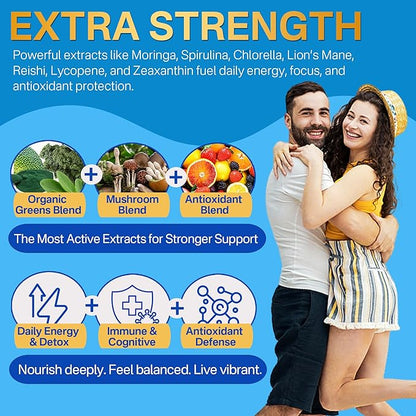 Methylated Multivitamin for Men & Women Gummies + Greens & Mushroom Blend, Methylfolate & B12, TMG, Choline, Daily Vitamin A, C, D3K2, E, B Complex, Coq10, ALA for Overall Wellness, Sugar Free, 60 Cts
