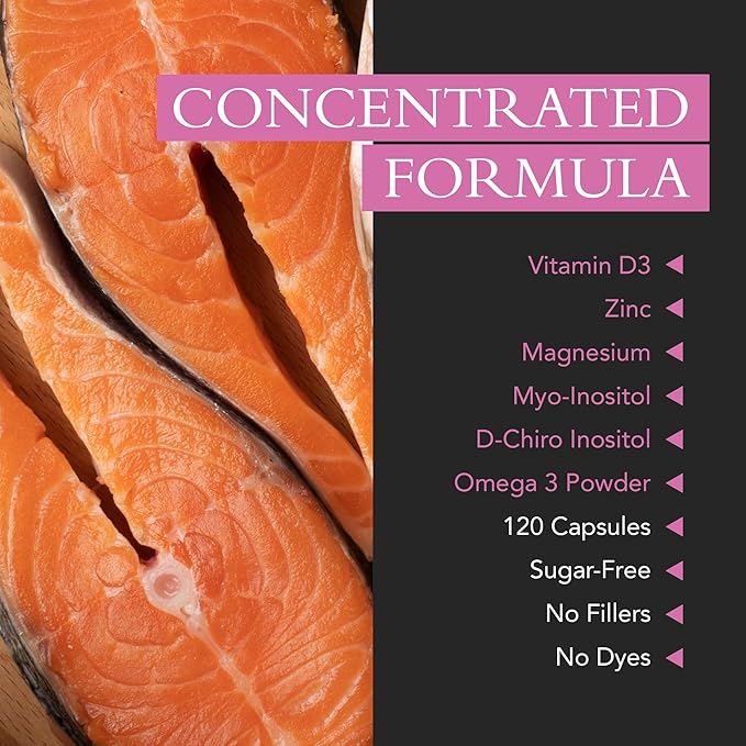 Ovi Harmony Supplement for Women – Hormonal Balance & Fertility Support Supplements - May Promote Ovulation, Endocrine Health, Cortisol Relief & May Help PCOS - Non-GMO, No Fillers, 120 Cap
