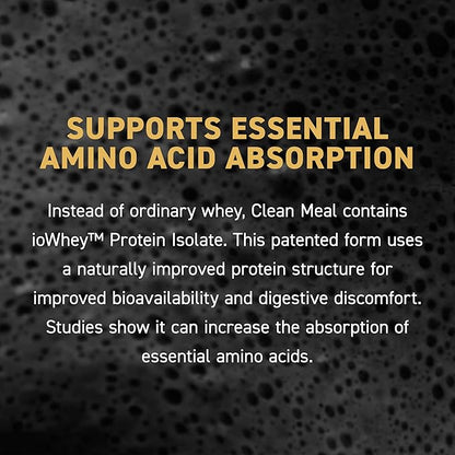 Kaged Clean Meal Powder | Chocolate Peanut Butter | Meal Replacement Shake | Whey Protein Isolate | Clean Carbs, MCT Oil Fats, Organic Vitamins and Minerals | Supplements for Men & Women | 20 Servings