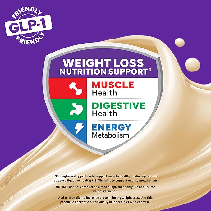 BOOST Advanced Nutritional Protein Shake, Weight Loss Nutrition Support*, 35g High Protein GLP-1 Friendly Shake, Ready to Drink - Very Vanilla, 12-11 FL OZ (325 mL) Cartons
