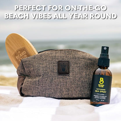 Beard Club Sea Salt Texture Spray for Men & Women - Thickening, Volumizing, Curl-Defining for All Hair Types - Paraben, Sulfate, Alcohol-Free